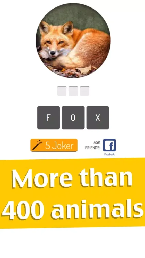 Animal Quiz - Free Trivia Game about cats, dogs, horses and many more animals for kids and families应用截图