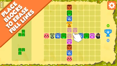 Capturas de tela do 1010 Animals - Block Puzzle