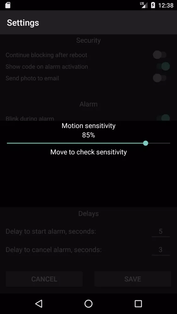 Screenshot di AntiTheft-Alarm