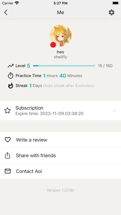 Captures d'écran de Aoi Speak - Learning Languages
