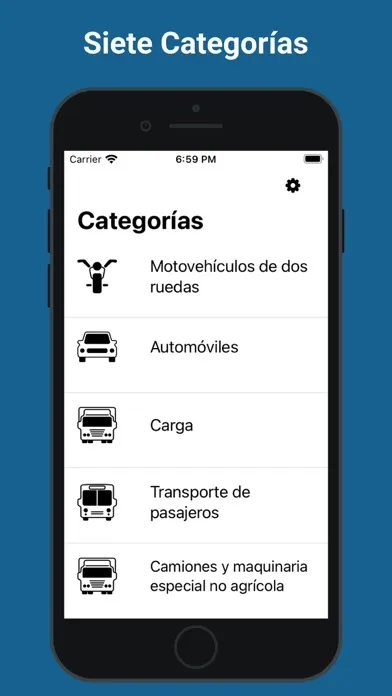 Screenshot di Examen de conducir Argentina