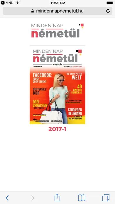 Minden nap németül應用截圖