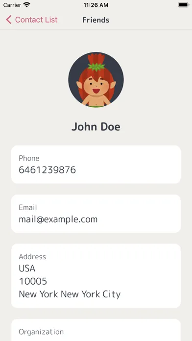 Simple Contact Sharer 2 Ekran Görüntüleri