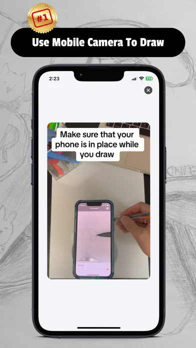 Captures d'écran de AR Drawing Paint & Sketch