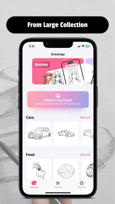 Captures d'écran de AR Drawing Paint & Sketch