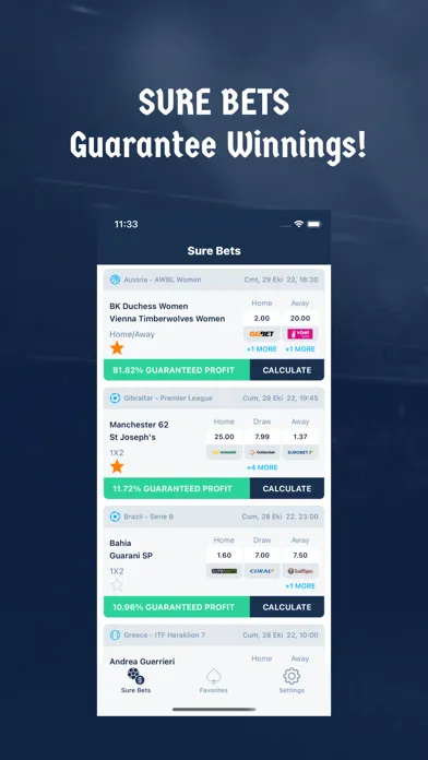 SBRadar - Sure Bet Calculator應用截圖
