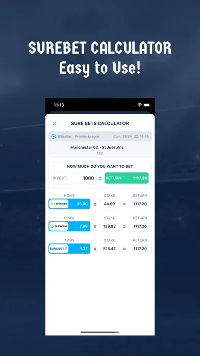 SBRadar - Sure Bet Calculator應用截圖