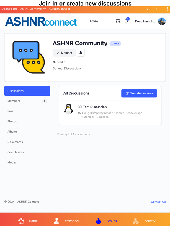 ASHNR connect iPad  Ekran Görüntüleri