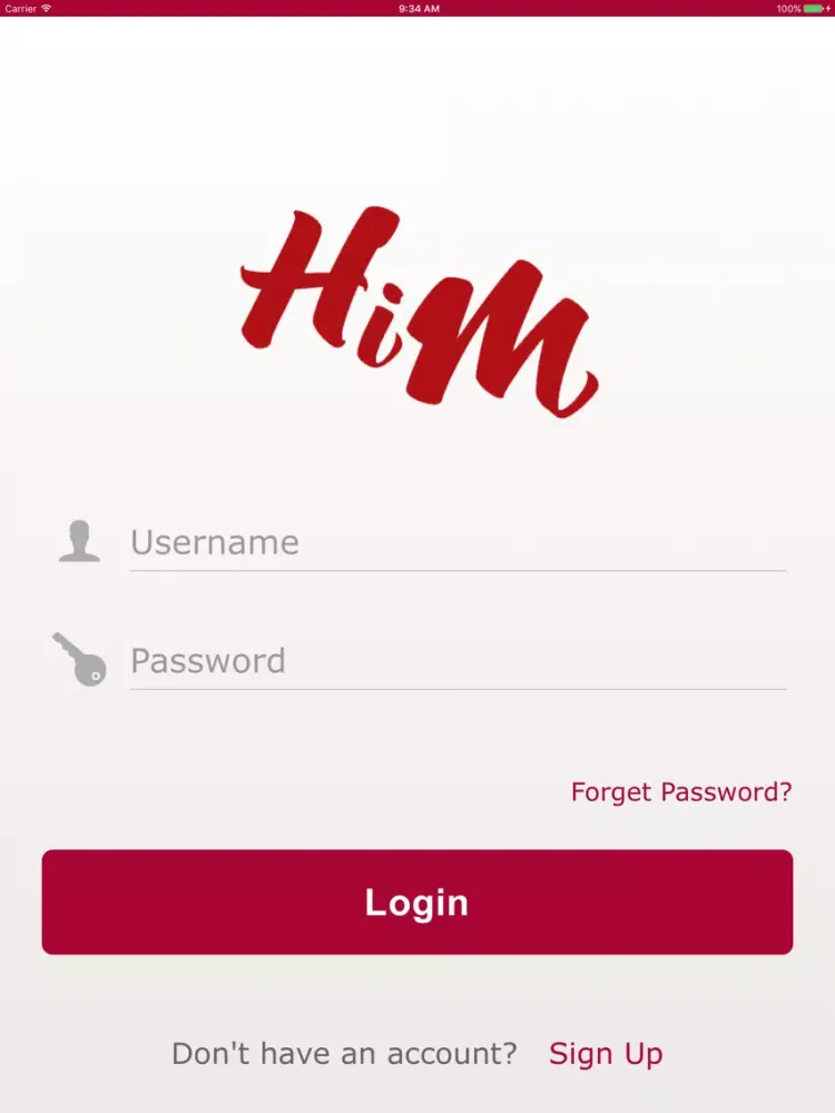 Ask HiM! iPad  スクリーンショット