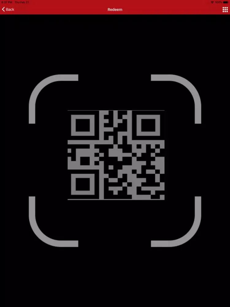 Ảnh chụp màn hình của HiM Merchant iPad 