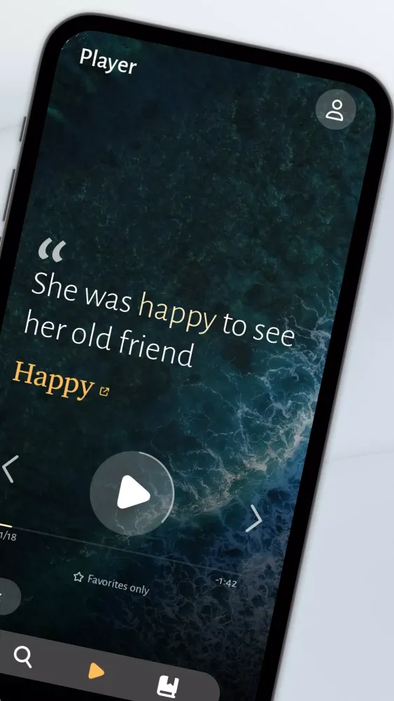 Audio Vocab Screenshots
