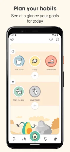 Tangkapan layar Avocation Goal & Habit Tracker