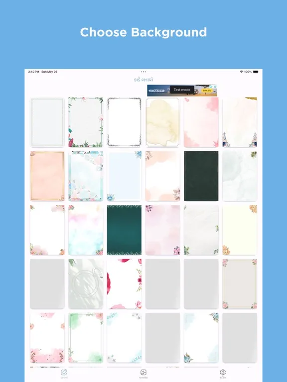 Capturas de tela do Baby Shower Invitations Maker iPad 