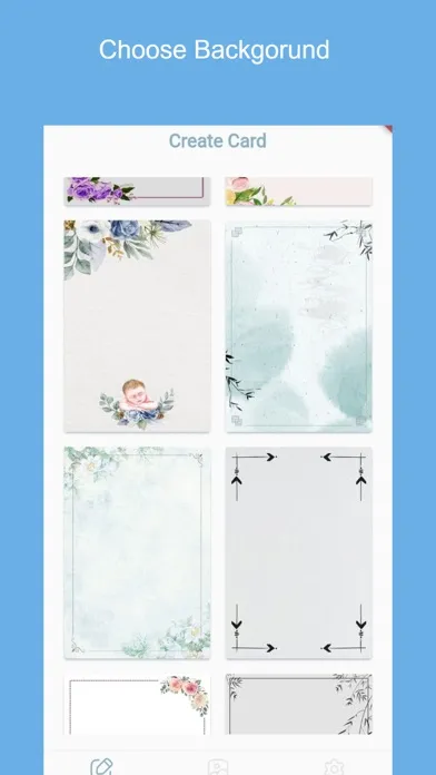 Capturas de tela do Baby Shower Invitations Maker