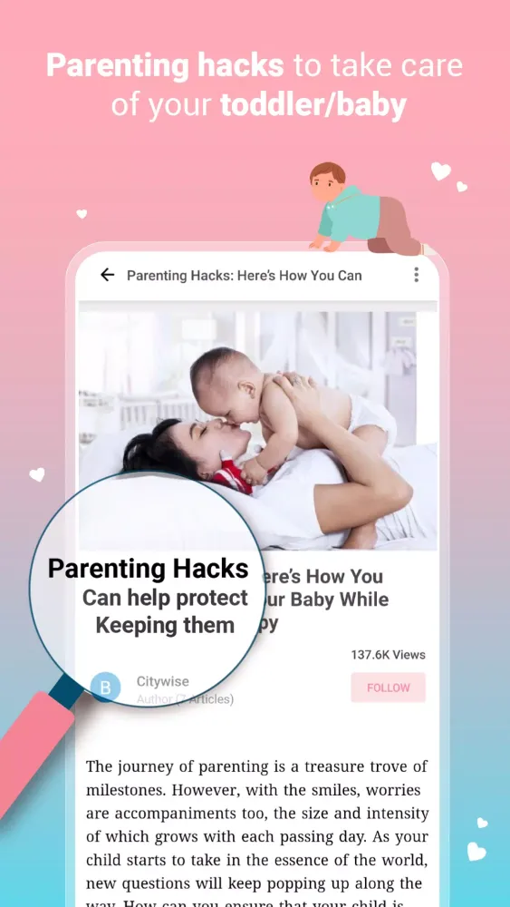تصاویر Pregnancy & Parenting App