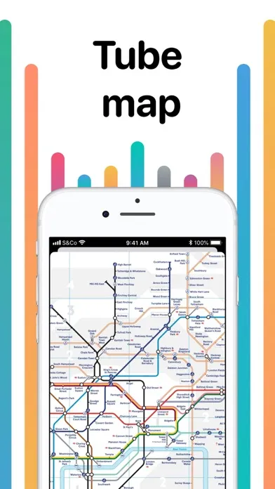 Ảnh chụp màn hình của Tube crowding, map & status