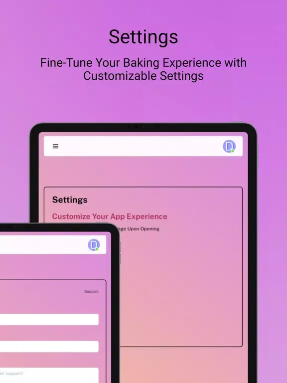 Baker's Hub iPad  Screenshots