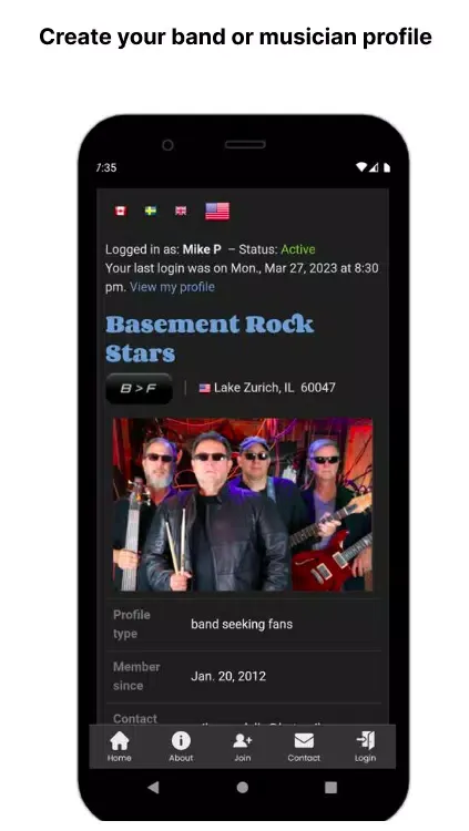 Bandfinder: Join, start a band Screenshots