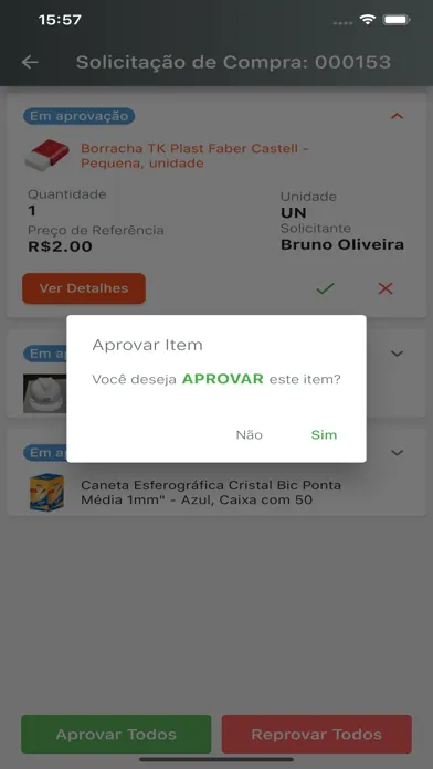 Tangkapan skrin Base-B Approve