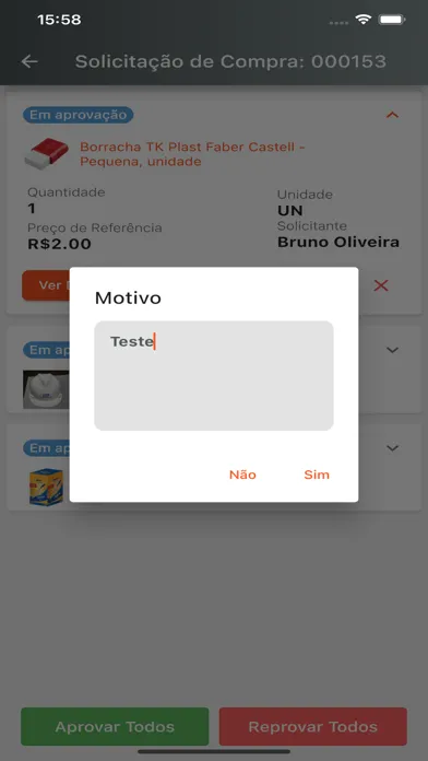 Tangkapan skrin Base-B Approve