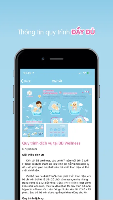 BB Wellness - Chuỗi spa cho bé Screenshots