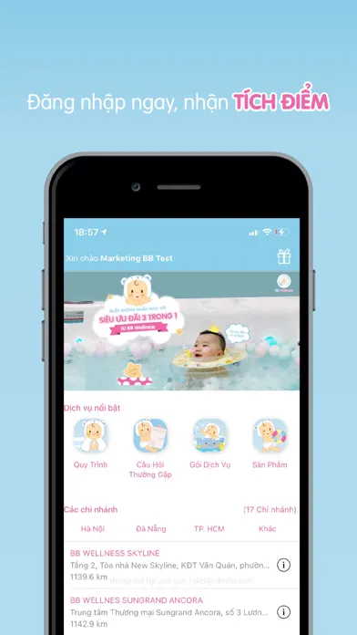 BB Wellness - Chuỗi spa cho bé Screenshots
