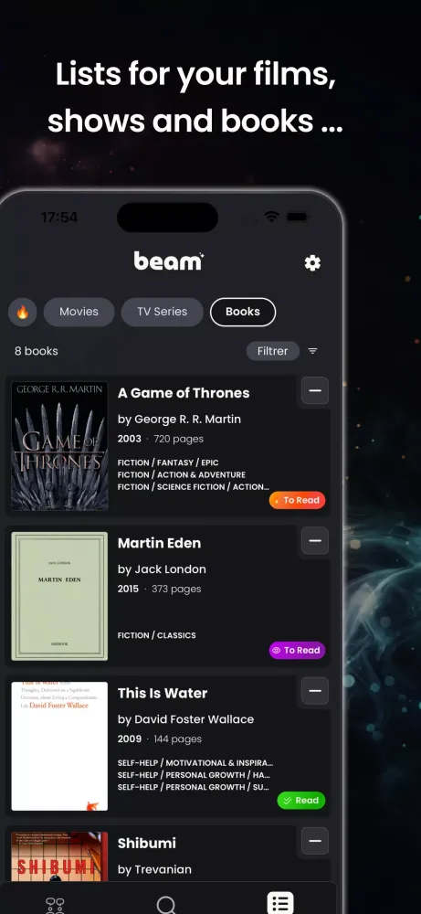 Beam Ekran Görüntüleri