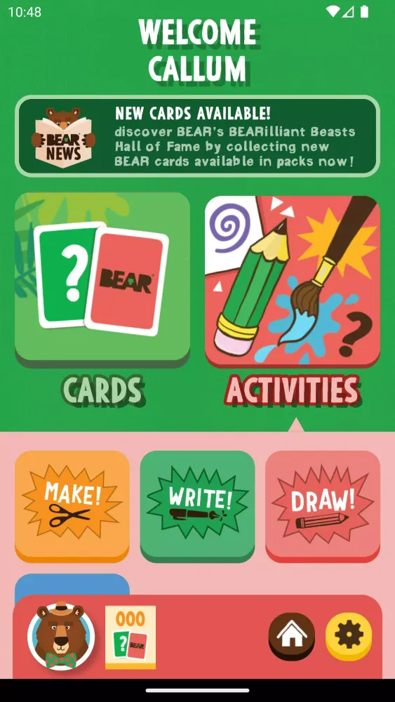 BEAR Adventure Screenshots