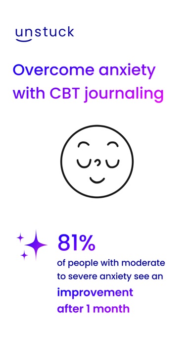Ảnh chụp màn hình của Unstuck: CBT Therapy Journal