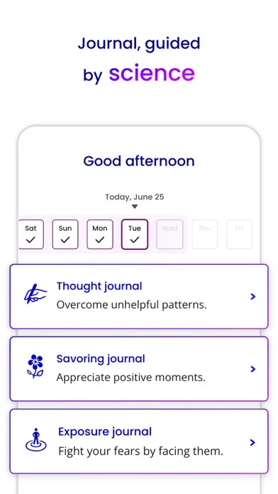 Unstuck: CBT Therapy Journal應用截圖