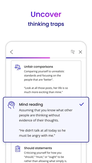 Unstuck: CBT Therapy Journal應用截圖