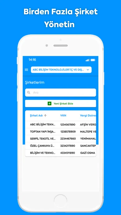 Tangkapan layar Belge App - E-Arşiv Portal