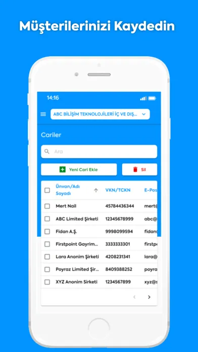 Tangkapan layar Belge App - E-Arşiv Portal