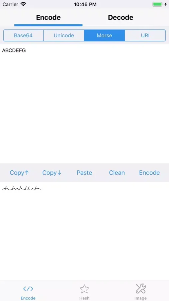 Tangkapan layar Engineer Encode Assistant