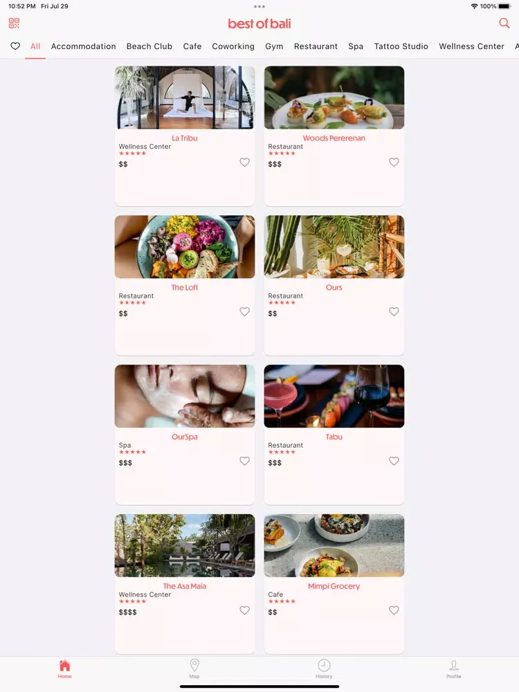 Zrzuty ekranu Best of Bali - BoB iPad 