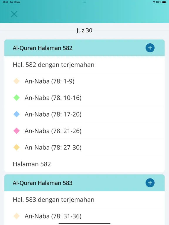 Capturas de pantalla de Better Muslim iPad 