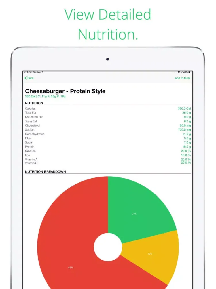 Tangkapan layar Betterplate - Healthy Eating iPad 