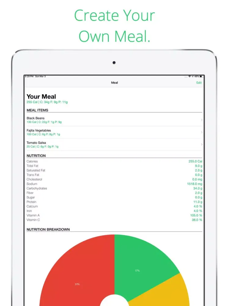 Tangkapan layar Betterplate - Healthy Eating iPad 