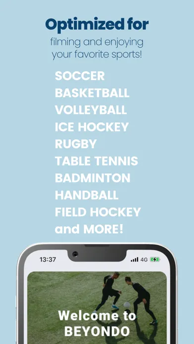 ภาพหน้าจอของ BEYONDO – For sports fanatics