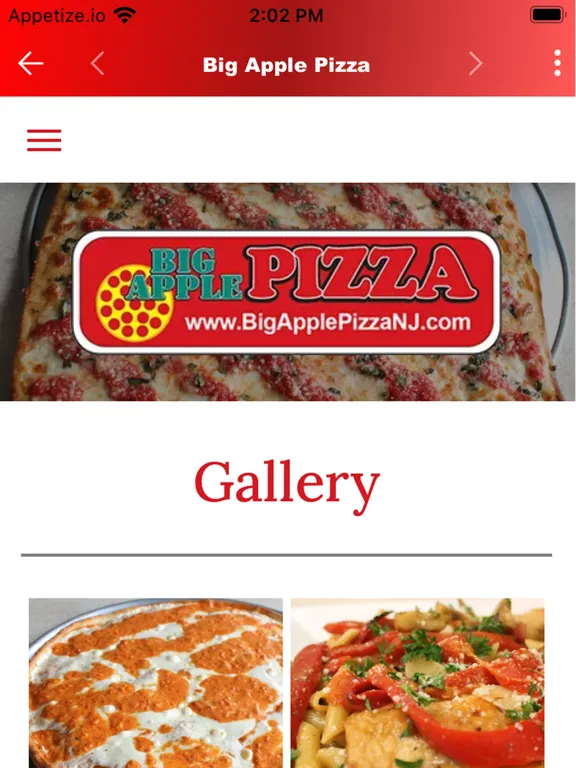 تصاویر Big Apple Pizza NJ iPad 