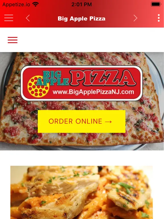 تصاویر Big Apple Pizza NJ iPad 