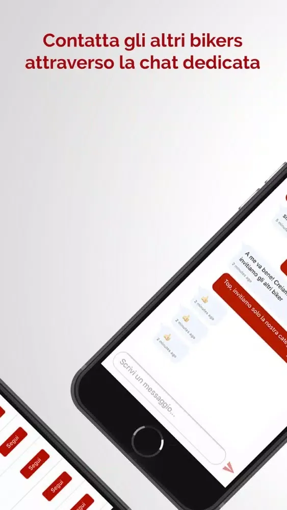 Bikerface app dei motociclisti স্ক্রিনশট