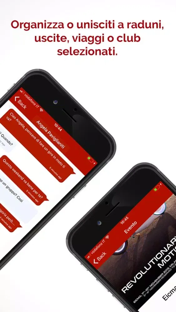 Bikerface app dei motociclisti স্ক্রিনশট