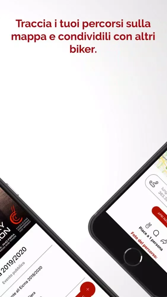 Bikerface app dei motociclisti স্ক্রিনশট