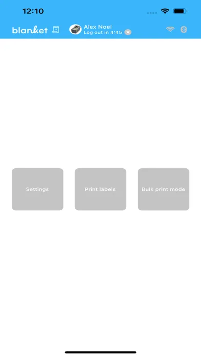 Ảnh chụp màn hình của Blanket Labels