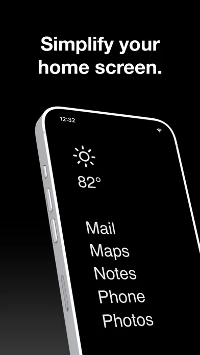 ภาพหน้าจอของ Blank Spaces: App Launcher