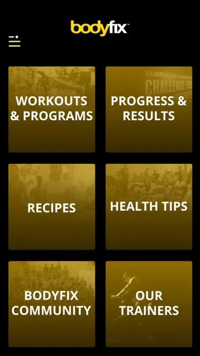 Tangkapan layar BodyFix Gym App