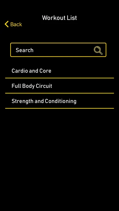 Tangkapan layar BodyFix Gym App