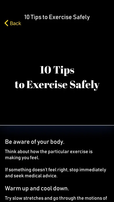 Tangkapan layar BodyFix Gym App