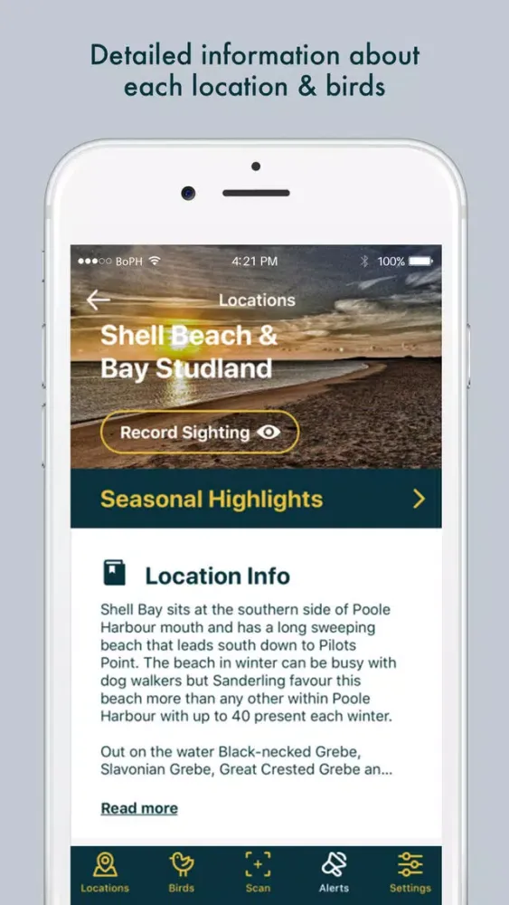 Capturas de tela do Birds of Poole Harbour